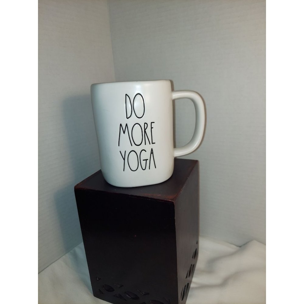 DO MORE YOGA by Rae Dunn 16oz. Mug
